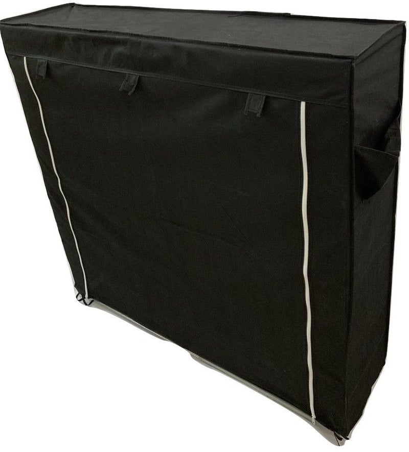 12-Layer Storage Shoe Rack Organizer Black 120x118x30cm - Image 4