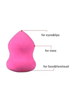 CYTHERIA 4-Piece Makeup Foundation Puff Sponge Set Pink/Yellow/Purple  - Image 3