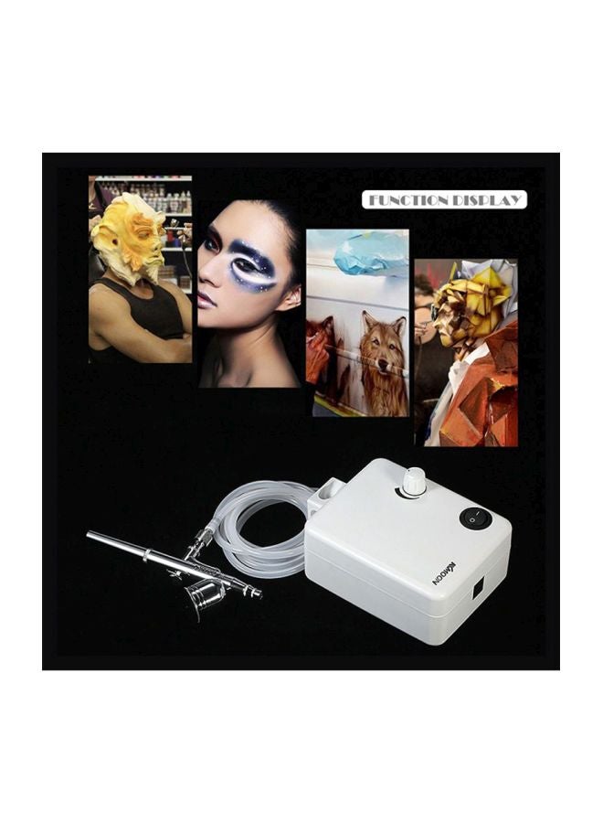 كيه كيه مون طقم ماكينة تاتو مزدوجة المفعول أبيض - Image 3