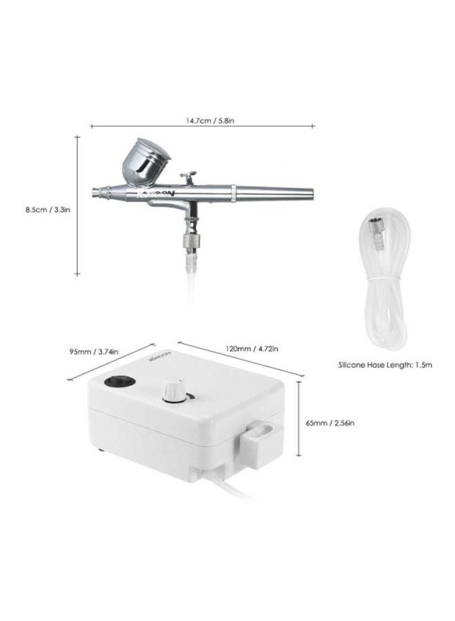 KKmoon 22-Piece Mini Tattoo Machine Set White - Image 2