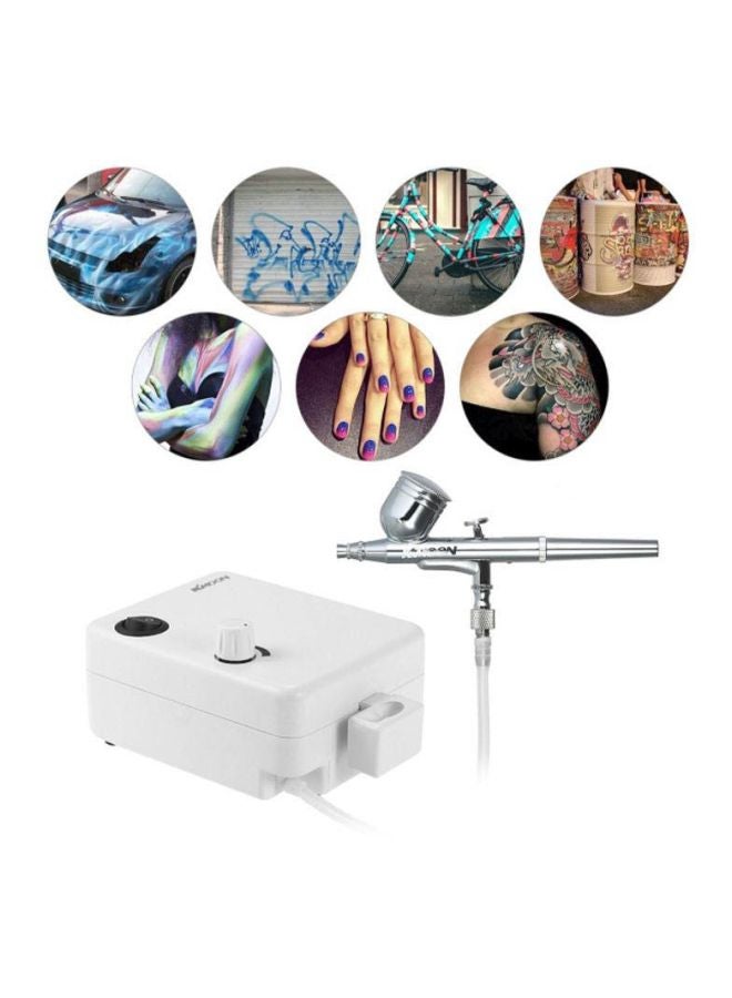 KKmoon 22-Piece Mini Tattoo Machine Set White - Image 3