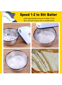 Generic Electric Hand Mixer Egg Beater HL221-LU White  - Image 2