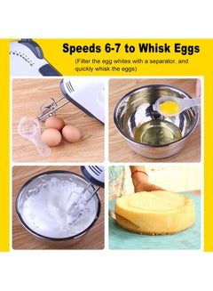 Generic Electric Hand Mixer Egg Beater HL221-LU White  - Image 5