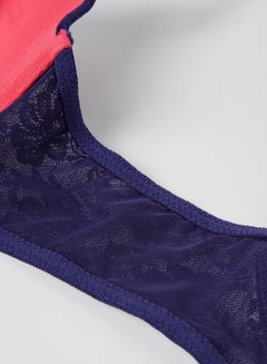 Amante Lace Padded Wired Bra Pearl Pink  - Image 4