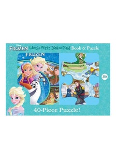 Disney Frozen Little First Look and Find Book  Puzzle Hardcover English by Pi Kids - v1605337129/N42140910A_1