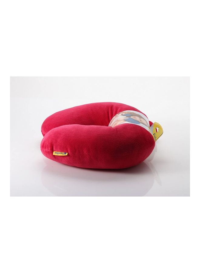 Travel Blue - Soft Microfiber Travel Neck Pillow Red - Image 1