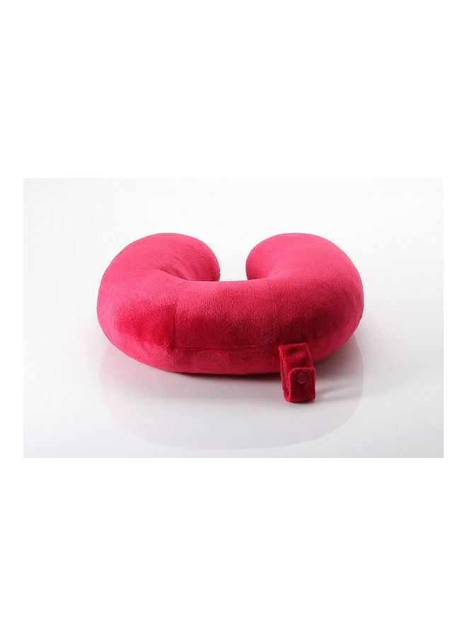 Travel Blue - Soft Microfiber Travel Neck Pillow Red - Image 1