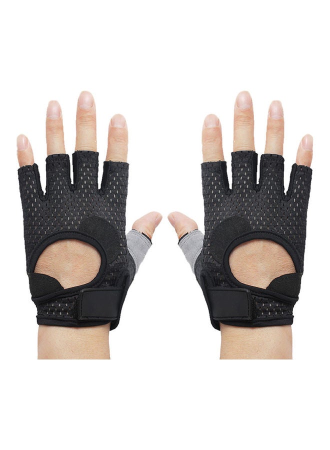Generic Unisex Breathable Anti-slip Weight Lifting Yoga Gym Sports Half Finger Gloves Scm  - Image 1