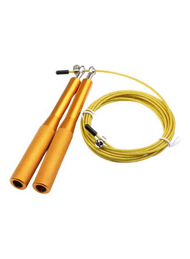 Unisex Bearing Jump Cord Tangle-Free Adjustable Skipping Rope Speed Equipment 17x12x1cm - Image 1