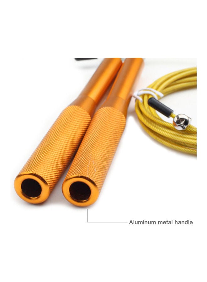 Unisex Bearing Jump Cord Tangle-Free Adjustable Skipping Rope Speed Equipment 17x12x1cm - Image 4