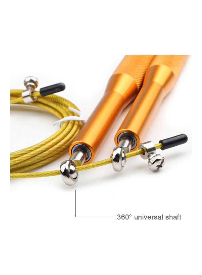 Unisex Bearing Jump Cord Tangle-Free Adjustable Skipping Rope Speed Equipment 17x12x1cm - Image 5