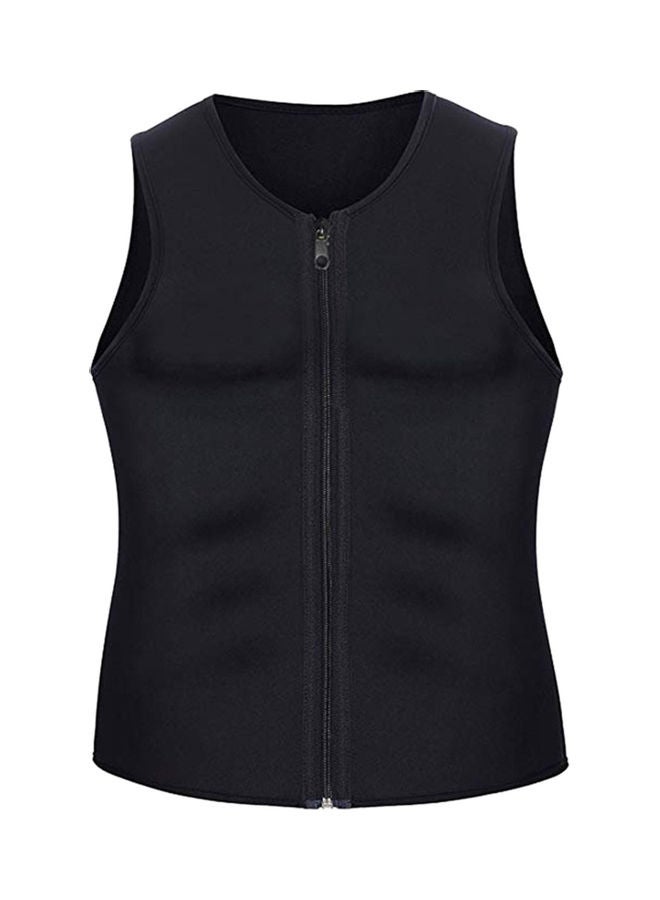 Generic Men Summer Breathable Sleeveless Zipper Sportwear Gym Fitness Tank Top Vest Mcm  - Image 1