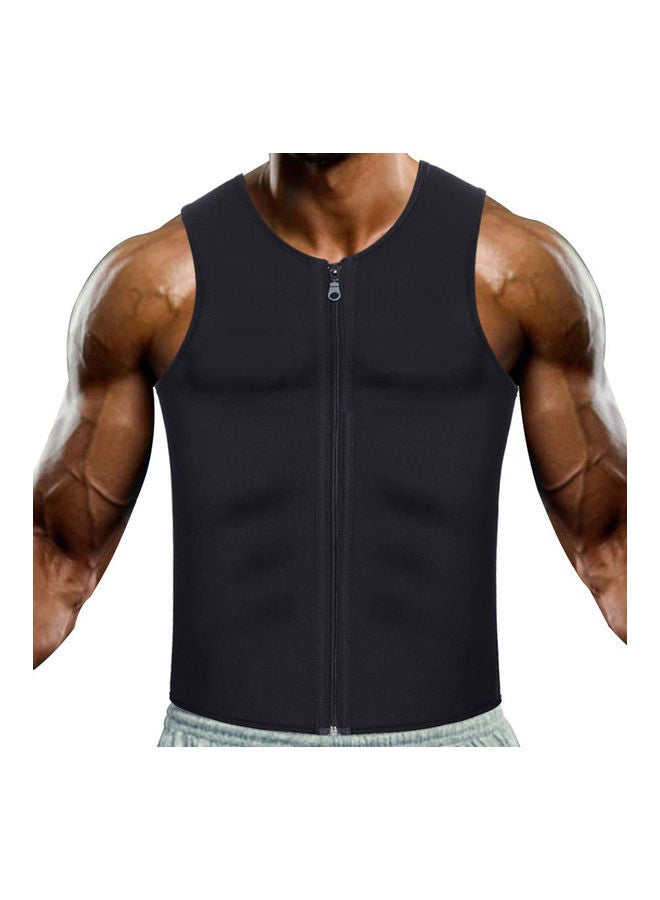 Generic Men Summer Breathable Sleeveless Zipper Sportwear Gym Fitness Tank Top Vest Mcm  - Image 3