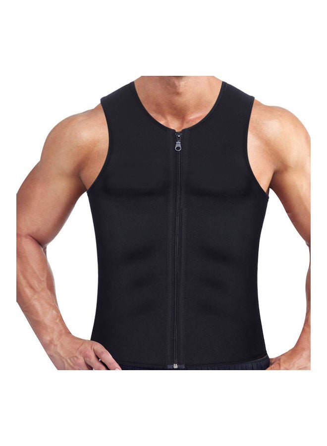 Generic Men Summer Breathable Sleeveless Zipper Sportwear Gym Fitness Tank Top Vest Mcm  - Image 4