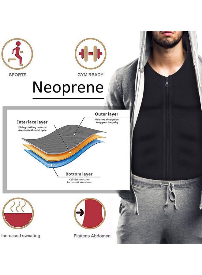 Generic Men Summer Breathable Sleeveless Zipper Sportwear Gym Fitness Tank Top Vest Mcm  - Image 5