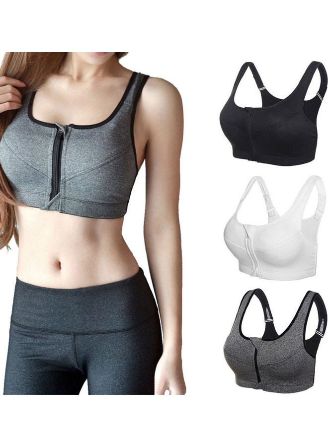 Generic Women Breathable Wireless Sports Fitness Bra Vest Workout Running Yoga Underwear Lcm  - Image 4