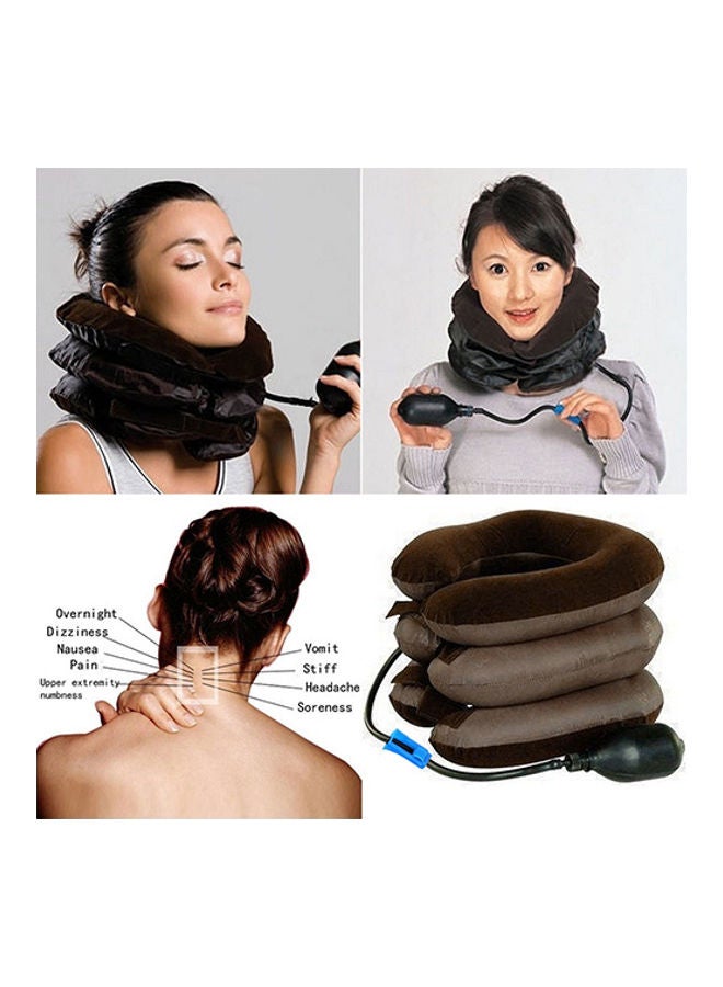 Generic Cervical Neck Traction Device Headache Shoulder Pain Relax Brace Support Pillow  - Image 1