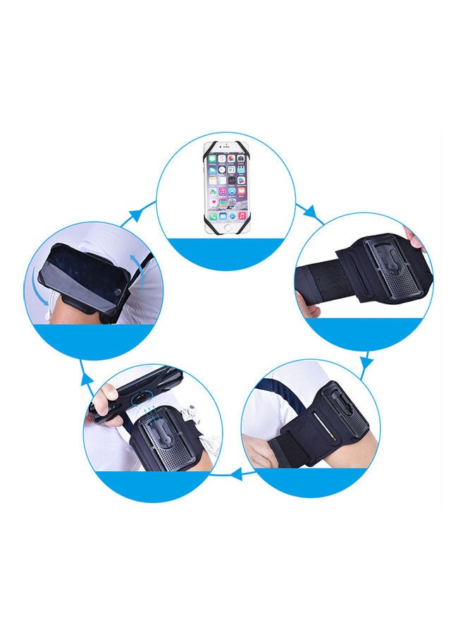 Detachable 360 Rotatable Sports Armband Running Working Hiking Phone Holder 0.101kg - Image 5