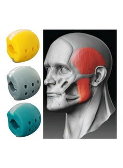 Generic Food-grade Silicon Jaw Exerciser Device Facial Chew Muscle Training Fitness Ball 4.6x3.9x3.7cm  - Image 3