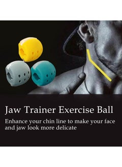 Generic Food-grade Silicon Jaw Exerciser Device Facial Chew Muscle Training Fitness Ball 4.6x3.9x3.7cm  - Image 5