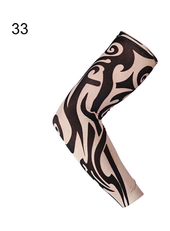 1Pc Outdoor Anti-sunlight Sport Tattoo Arm Sleeves Cycling Hiking Protect Cover 0.013kg - Image 1