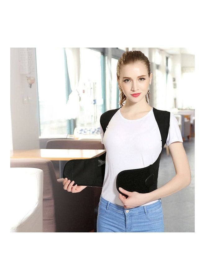 Generic - Adjustable Unisex Humpback Posture Corrector Body Back Shoulder Support Belt 21.25x11.65x1.85cm - Image 1