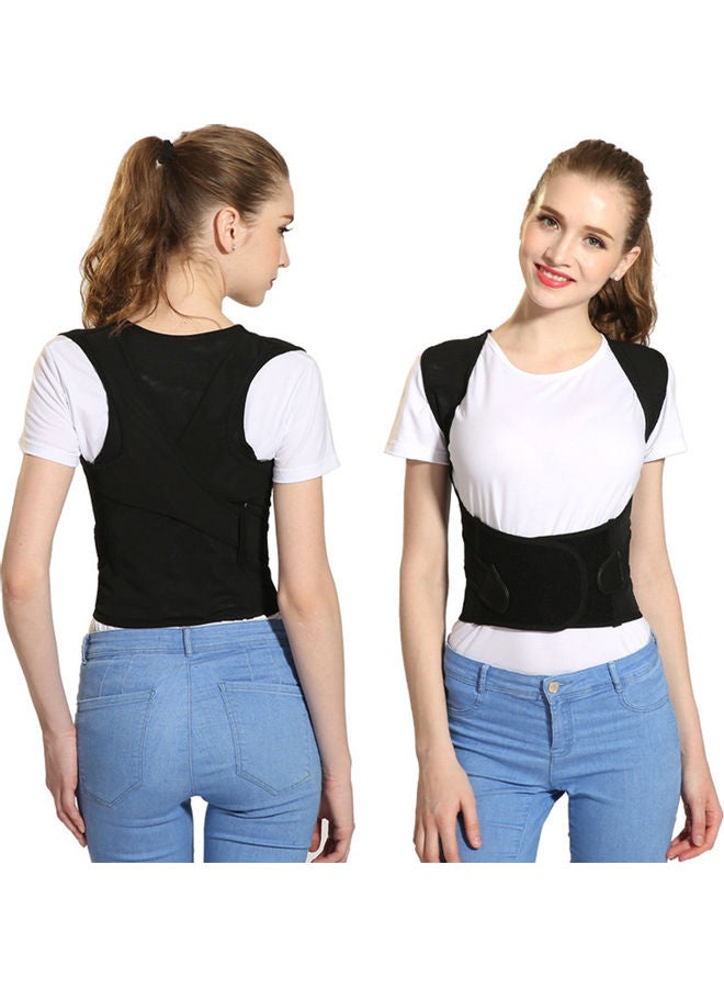 Generic - Adjustable Unisex Humpback Posture Corrector Body Back Shoulder Support Belt 21.25x11.65x1.85cm - Image 1