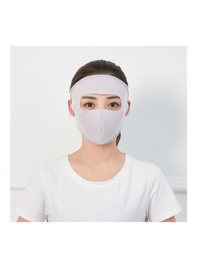 Summer Unisex Sun-proof UV Protection Breathable Ice Silk Cotton Full Face Cover 0.017kg - Image 3