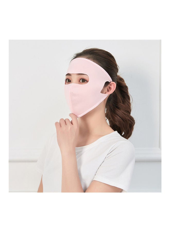 Summer Unisex Sun-proof UV Protection Breathable Ice Silk Cotton Full Face Cover 0.017kg - Image 4