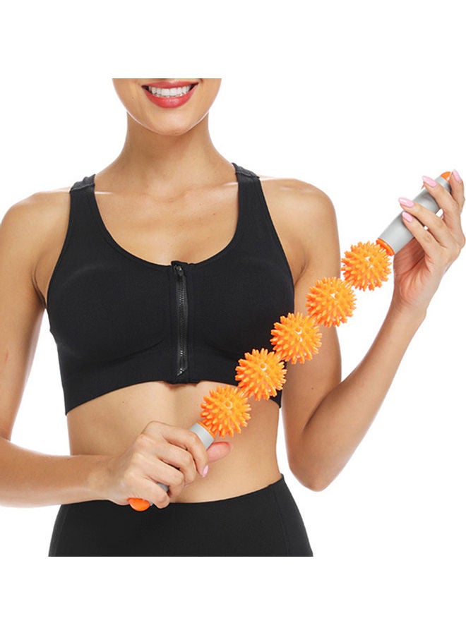 5 Rotating Balls Yoga Muscle Pain Pressure Relief  Relaxing Massage Roller Stick 54*6.4cm - v1605338303/N42326430A_2