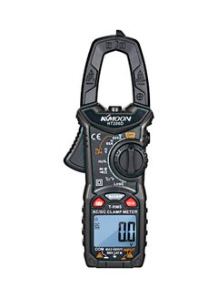 KKmoon AC/DC Digital Clamp Meter for Measuring AC/DC Voltage , AC/DC Current, Frequency, Duty Cycle, Diode, Resistance, Continuity, Transistors  Test, NCV Clamp Multimeter Black & Red 22.5x11.5x4.5cm