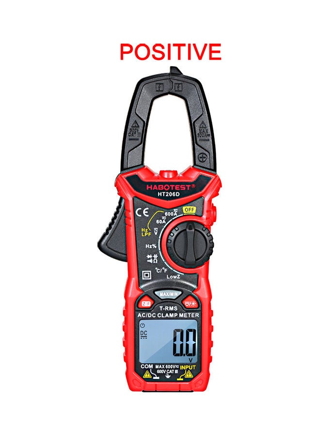 HABOTEST AC/DC Digital Clamp Meter for Measuring AC/DC Voltage , AC/DC Current, Frequency, Duty Cycle, Diode, Resistance, Continuity, Transistors  Test, NCV Clamp Multimeter multicolor 22.5x11.5x4.5cm  - Image 3