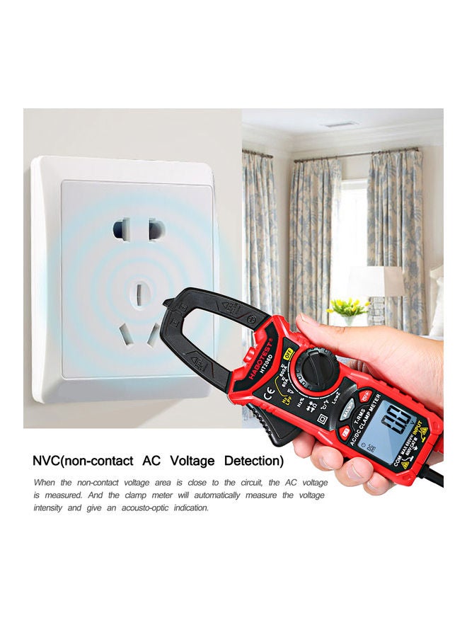 HABOTEST AC/DC Digital Clamp Meter for Measuring AC/DC Voltage , AC/DC Current, Frequency, Duty Cycle, Diode, Resistance, Continuity, Transistors  Test, NCV Clamp Multimeter multicolor 22.5x11.5x4.5cm  - Image 5