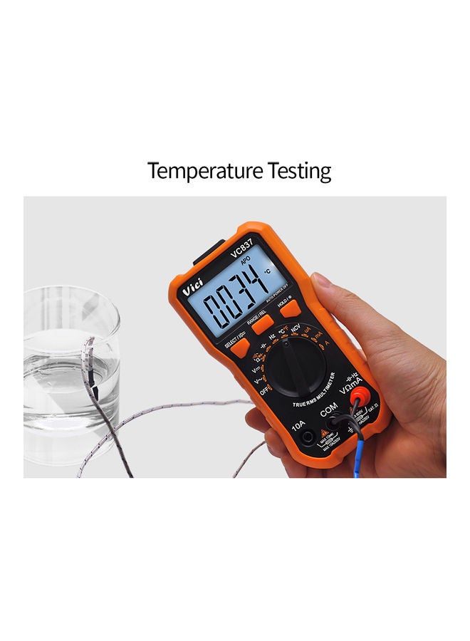 Vici Mini Multi-functional Handheld LCD Digital NCV True RMS Multimeter DC/AC Voltage Current Meter Frequency Capacitance Resistance Diode Tester multicolor 15.5x10.0x4.5cm