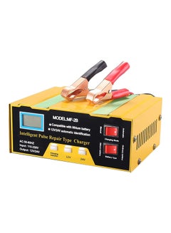 Generic 12V/24V Battery Charger Intelligent Pulse Repair Type Charger with Digital Display for Car Cell Motorcycle Battery AU Plug  - Image 1