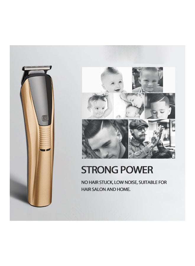 Multifunctional Electric Hair Clipper Household Rechargeable Trimmer Electric Clippers Hair Cutting Machine Gold 24.5x18.2x8.1cm - Image 4