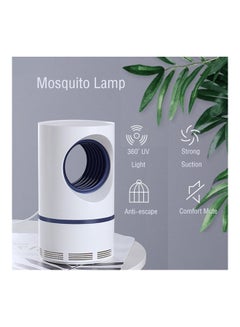 Generic Electric Indoor Mosquito Trap USB Power Insect Mosquito Killer UV Light LED Mosquito Lamp Non-Toxic No Zapper Suction Fan Small White 19.0x11.0x11.0cm  - Image 2