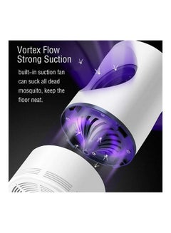 Generic Electric Indoor Mosquito Trap USB Power Insect Mosquito Killer UV Light LED Mosquito Lamp Non-Toxic No Zapper Suction Fan Small White 19.0x11.0x11.0cm  - Image 4