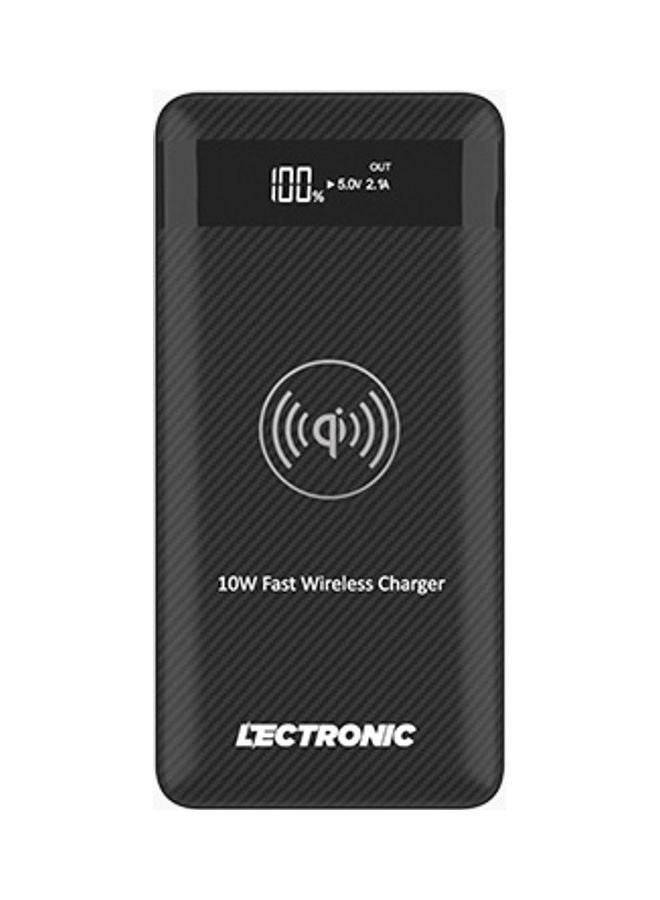 ليكترونيك باور بنك لاسلكي 20000.0 mAh أسود - Image 1