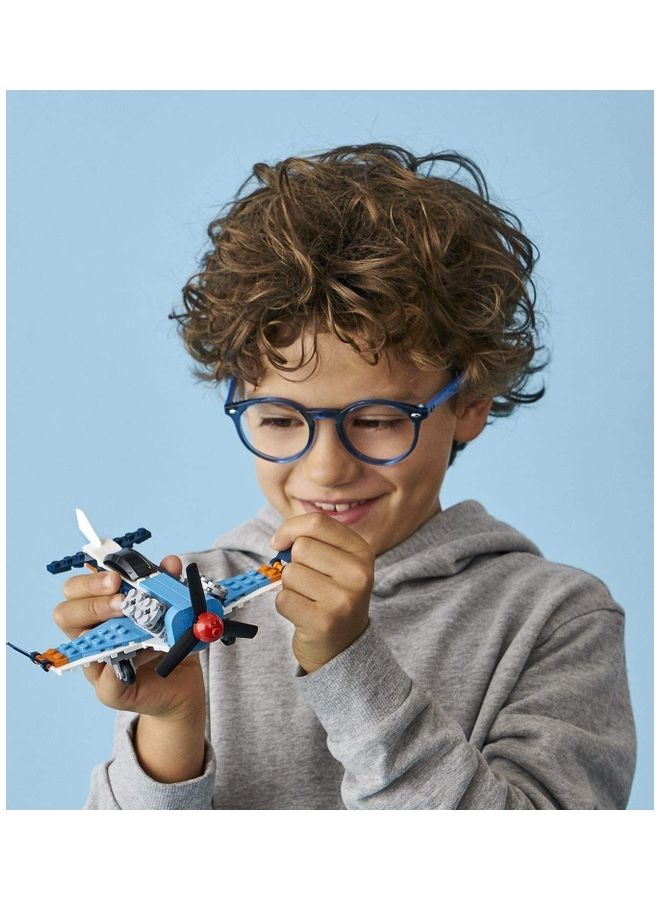 31099 128-Piece 3-In-1 Creator Propeller Plane Building Set 6+ Years