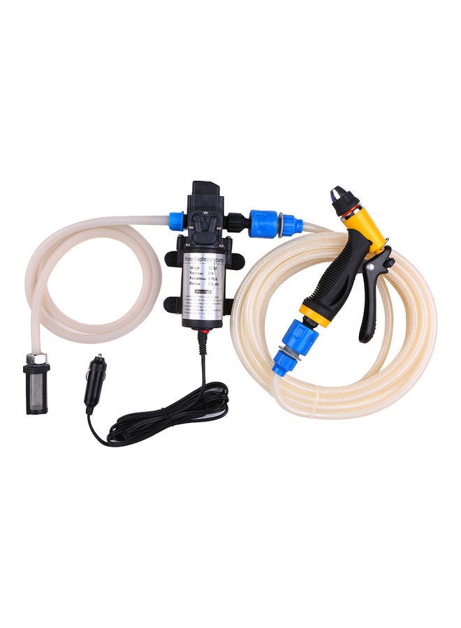 Generic - 12V 80W High Pressure Electric Car Washing Pump Car Washer Pump High Pressure Washer Car Cleaning Tools Electric High-pressure Water Spray Gun Multicolor 24.5x24.5x10.0cm - Image 1