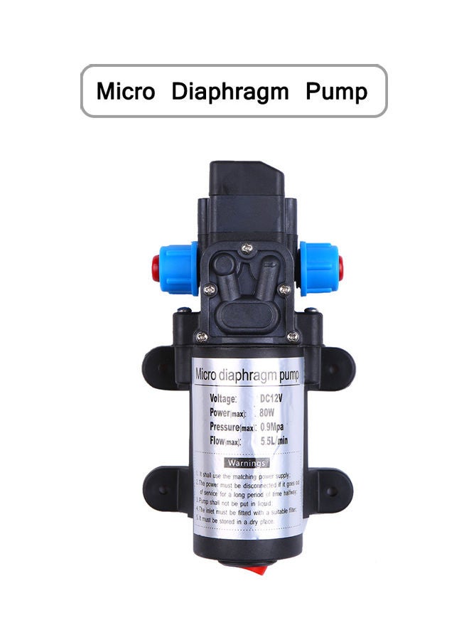 Generic - 12V 80W High Pressure Electric Car Washing Pump Car Washer Pump High Pressure Washer Car Cleaning Tools Electric High-pressure Water Spray Gun Multicolor 24.5x24.5x10.0cm - Image 1