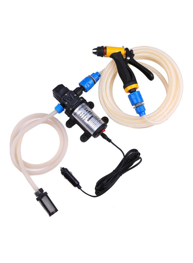 Generic - 12V 80W High Pressure Electric Car Washing Pump Car Washer Pump High Pressure Washer Car Cleaning Tools Electric High-pressure Water Spray Gun Multicolor 24.5x24.5x10.0cm - Image 1