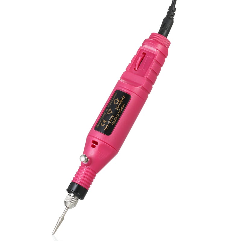 Generic - 14pcs 100V-240V Mini Electric Grinder Drill Tool Variable Speed Rotary Engraving Pen Carve Tool Set for Milling Polishing Rose 22.5x11.5x4.5cm - Image 1