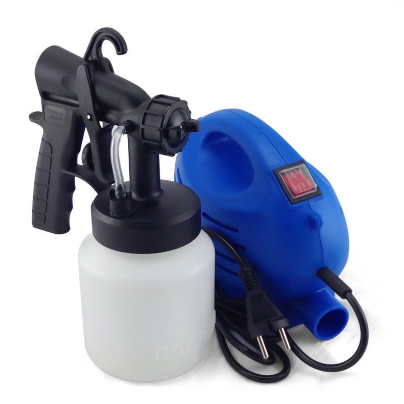 Generic Paint Sprayer Electric Spray Gun Kit Portable Paint Sprayer Paint Spray Gun Professional Airbrush Mini Spray Machine for Painting Cars Wood Furniture 230~240V 650W Blue 36.0x22.0x20.0cm  - Image 3