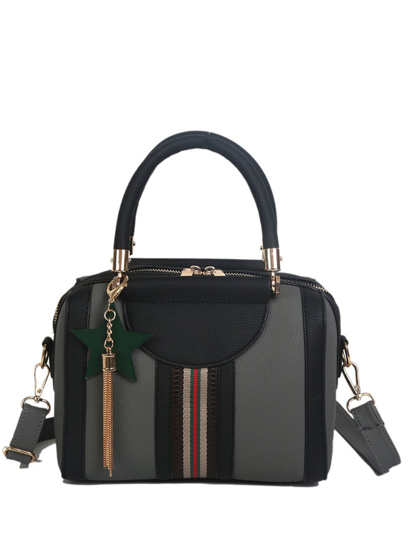 Generic - Women's Handbag Color Block Versatile All Match Top Fashion Bag Grey - Image 1