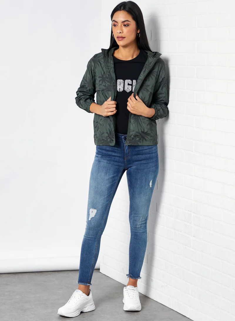 NOISY MAY Lucy Mid-Rise Jeans Light Blue Denim