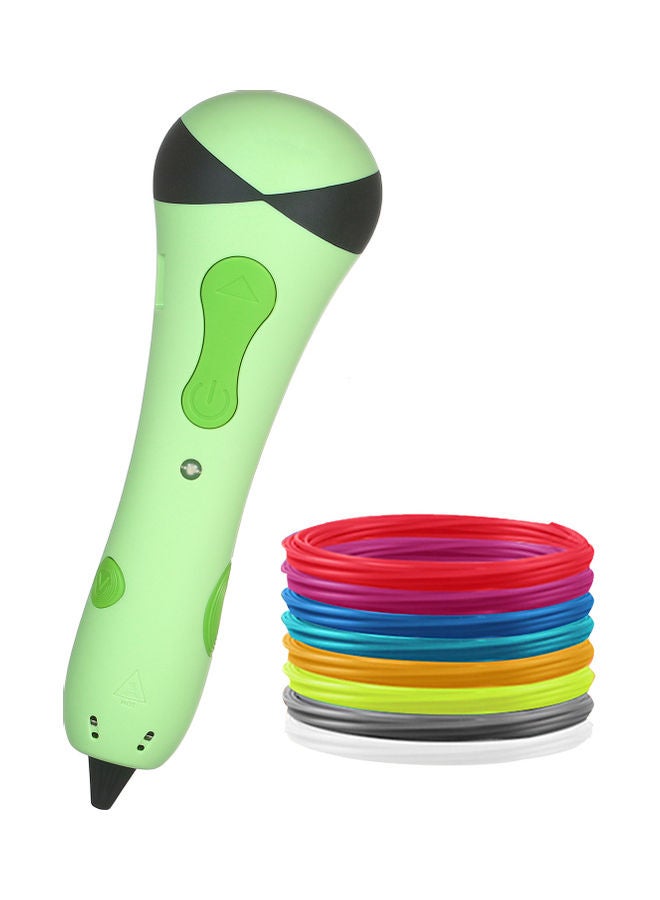 Adjustable Speed 3D Printing Pen Green - Image 5