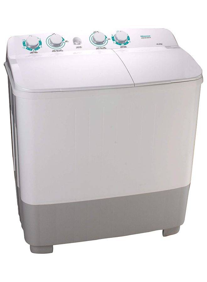 هايسنس غسالة بحوضين 220 W XPB100-SXA14 أبيض/ أسود  - Image 1