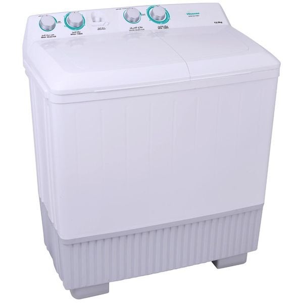 هايسنس غسالة بحوضين 220 W XPB100-SXA14 أبيض/ أسود  - Image 3